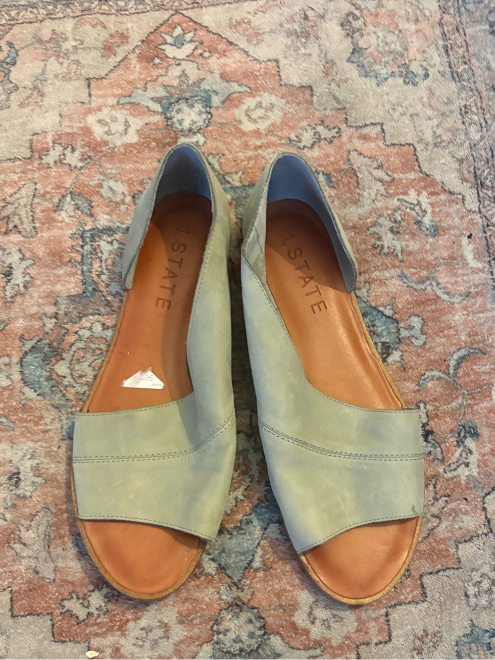1. State Celvin Slip on Sandals Size 9 Leather